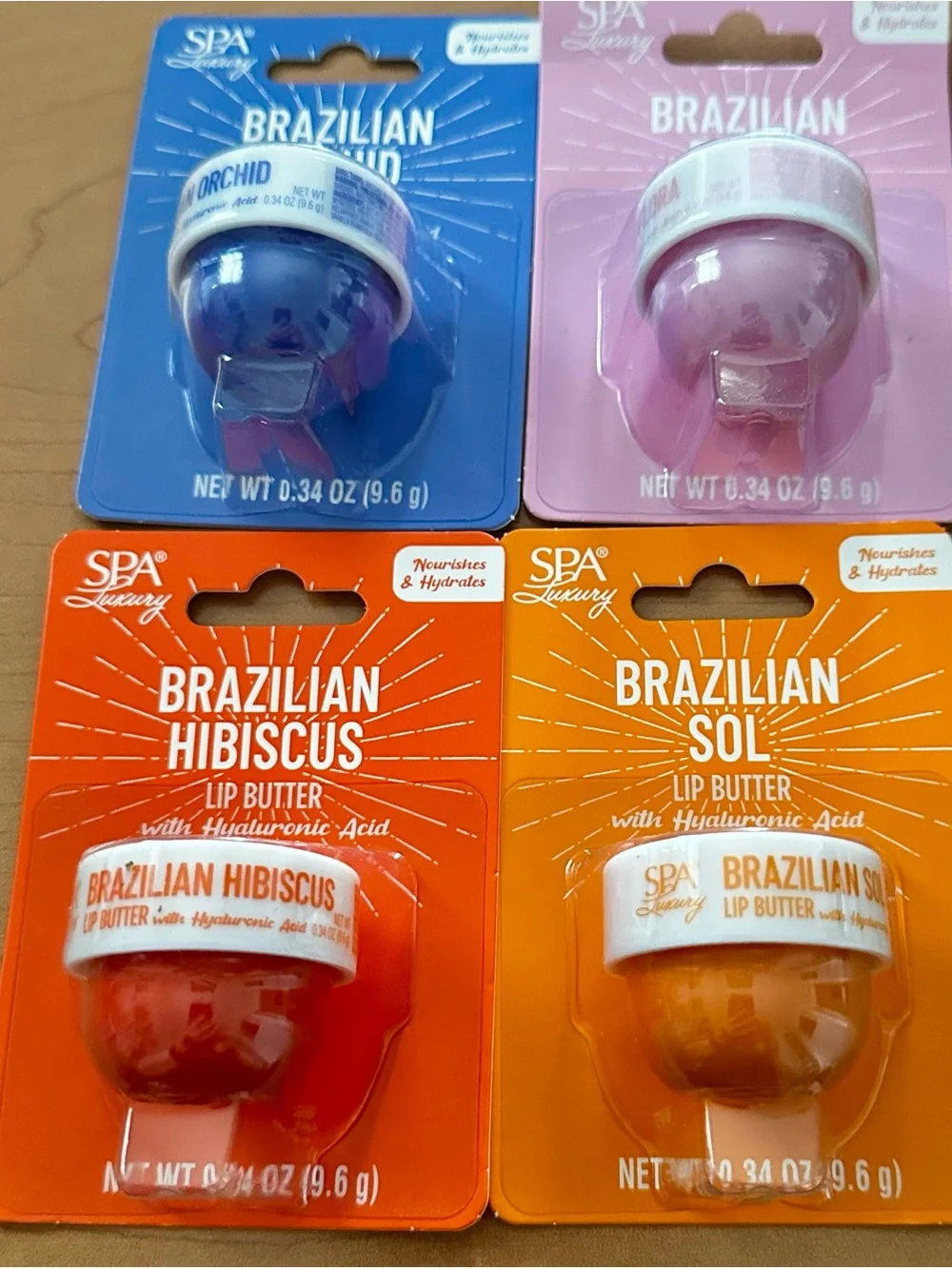 Brazilian Hibiscus Lip Butter Set of 4